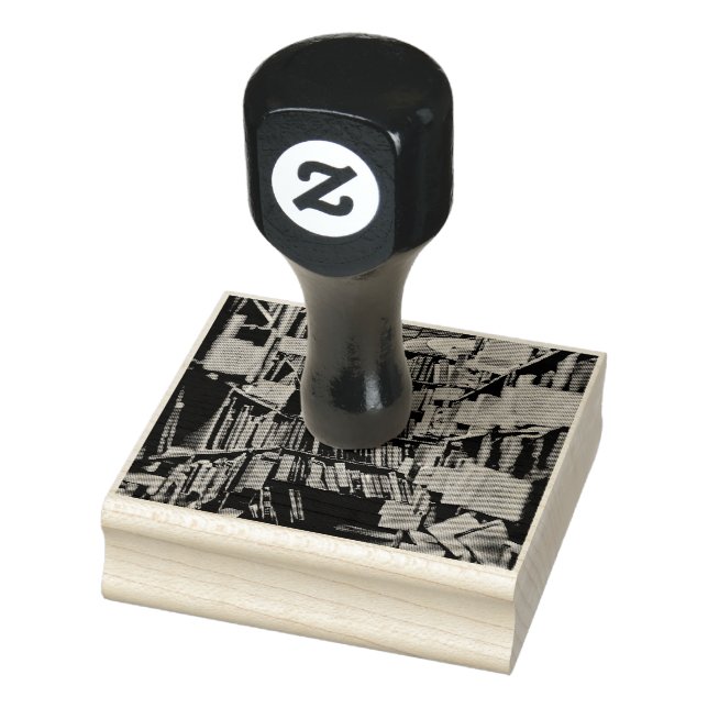 Vintage gift for book lovers rubber stamp (Stamp)