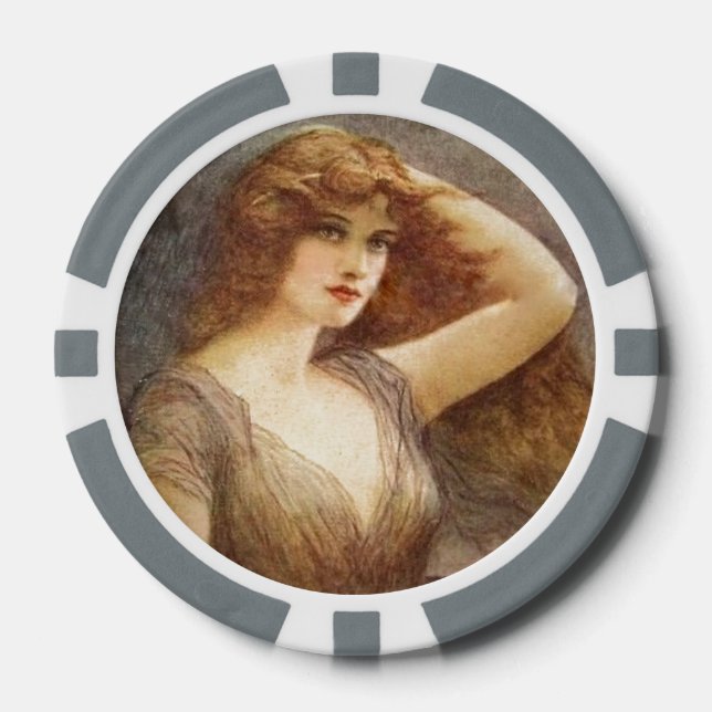 Vintage Ginger Poker Chips (Front)