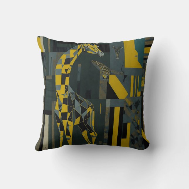 vintage giraff 3 cushion (Back)