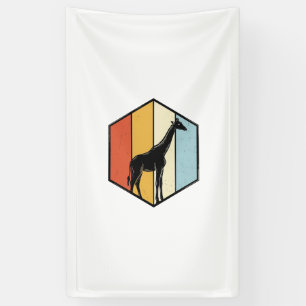 Vintage Giraffe Geometric Safari Vector Shirt_1 Banner