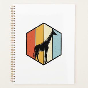 Vintage Giraffe Geometric Safari Vector Shirt_1 Planner
