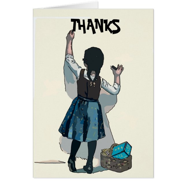 Vintage Girl, add name to wall (Front)