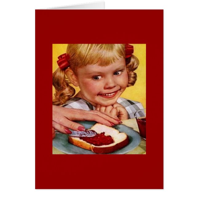 Vintage Girl & Jelly Sandwich (Front)