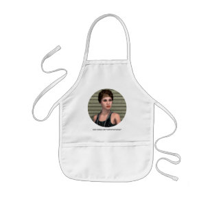 Vintage Girl Kids Apron