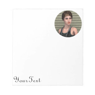 Vintage Girl Notepad