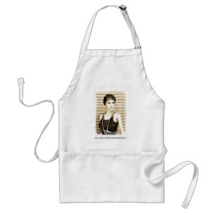 Vintage Girl, Old Photo Effect Standard Apron