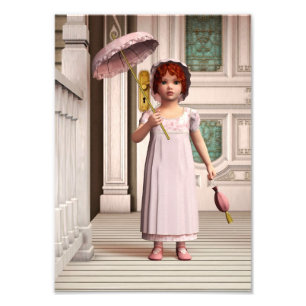 Vintage Girl Photo Print