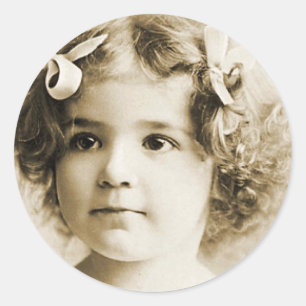 vintage Girl Sticker