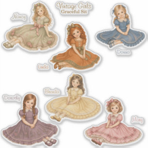 Vintage Girls: Graceful Sit Collection