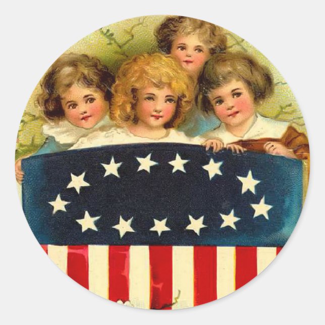 Vintage Girls Sticker (Front)