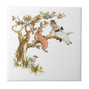 Vintage Girls Tile