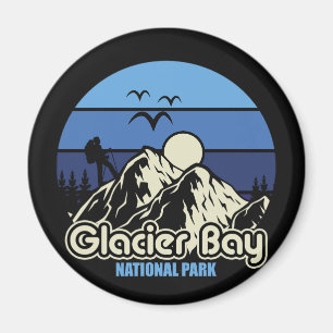 Vintage Glacier Bay National Park Magnet