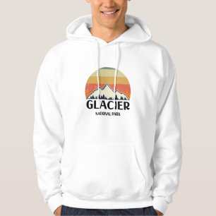 Vintage Glacier National Park Hoodie