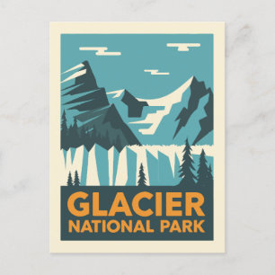 Vintage Glacier National Park Postcard