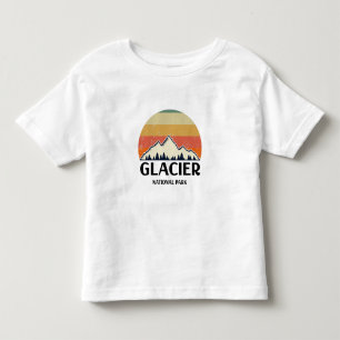 Vintage Glacier National Park Toddler T-Shirt