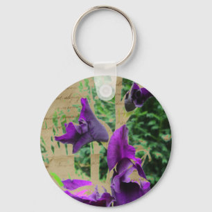 vintage Gladiole Key Ring