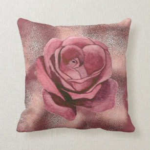 Dusty Rose Decorative Throw Cushions Zazzle AU Dusty Rose Decorative Throw Cushions Zazzle AU