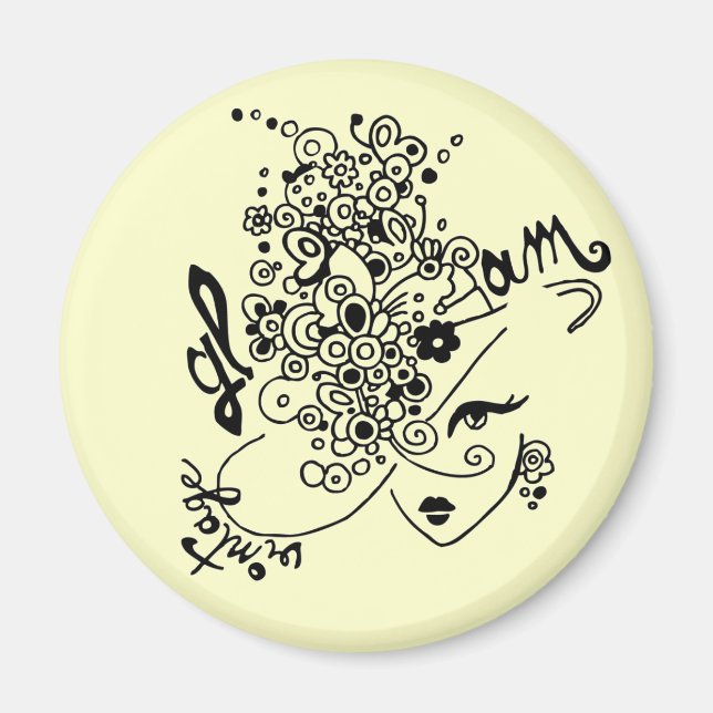 Vintage Glam Magnet (Front)