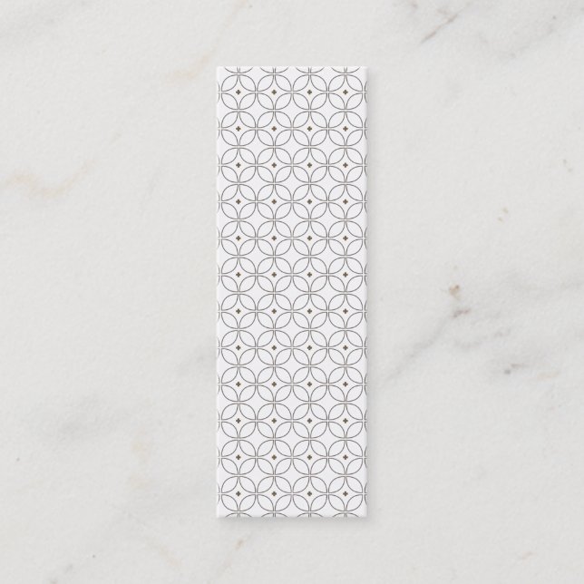 VINTAGE GLAM Slim Business Card (Front)