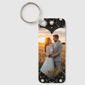 Vintage Glamour Art Deco Wedding Keychain