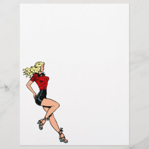 Vintage Glamour Girl Next Door, Blonde Blombshell