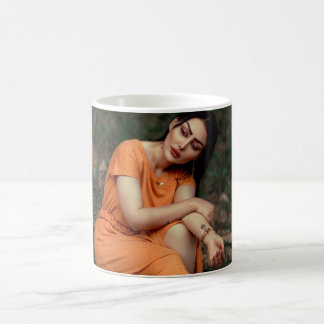 Vintage Glamour Portrait Ceramic Mug - Classic Ret