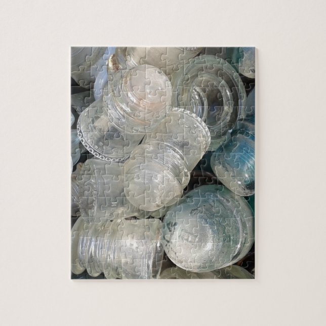 Vintage Glass Insulators Jigsaw Puzzle (Vertical)