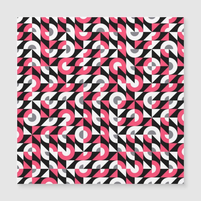 Vintage Glitch: Geometric Abstract Pattern (Front)
