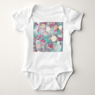 Vintage Glittering Confetti Background. Baby Bodysuit