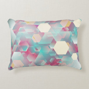 Vintage Glittering Confetti Background. Decorative Cushion
