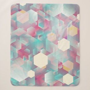 Vintage Glittering Confetti Background. Sherpa Blanket