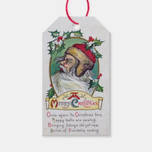 Vintage Gnome Christmas Gift Tags