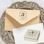 Vintage Goat Milk Products Return Address Stamp<br><div class="desc">Give a special touch to your hand made products with our ''Goat Milk Product Business'' collection featuring products with a handwritten font, vintage goat illustrations and foliage paired with personalised product specification and business info. If you have special requirements please contact us through our store and have a look at...</div>