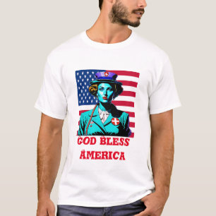 Vintage God Bless America T-Shirt