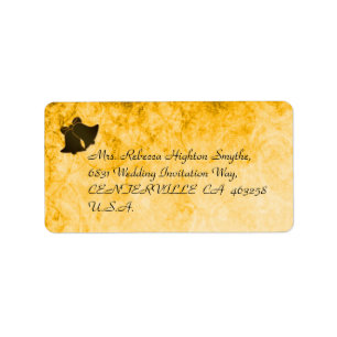 Vintage Gold and Cream Address Labels