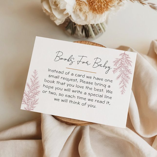 Vintage Gold Cradle Books for Baby Card (Creator Uploaded)