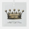 Vintage Gold Crown Custom Text Royalty