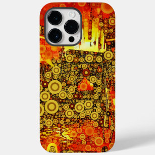 Vintage Gold Fire Abstract  Case-Mate iPhone 14 Pro Max Case