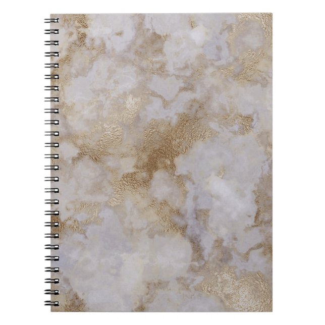 Vintage Gold Marble Notebook (Front)