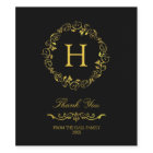 Vintage Gold Monogram