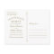 Vintage Gold Scrollwork White Save the Date