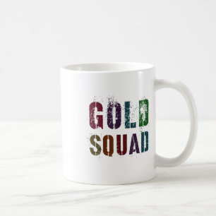 Vintage Gold Squad War Game Winners Wear Team Colo Coffee Mug