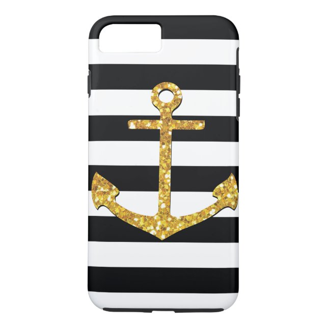 Vintage Golden Anchor Case-Mate iPhone Case (Back)