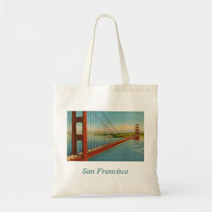 Vintage Golden Gate Bridge Tote Bag