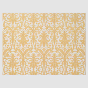 Vintage Golden Ornate Pattern Tissue Paper