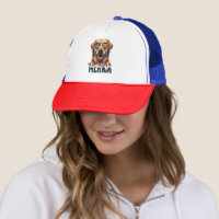 Vintage golden retrie Merica 4th of july patriotic