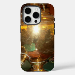 Vintage Golden Samovar   Heirloom Tea Pot Art Prin iPhone 16 Pro Case