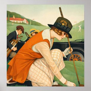 Vintage Golf - Art Print