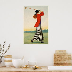 Vintage Golf - Art Print