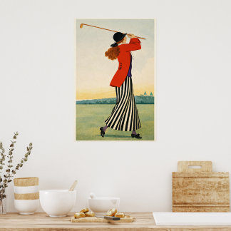 Vintage Golf - Art Print